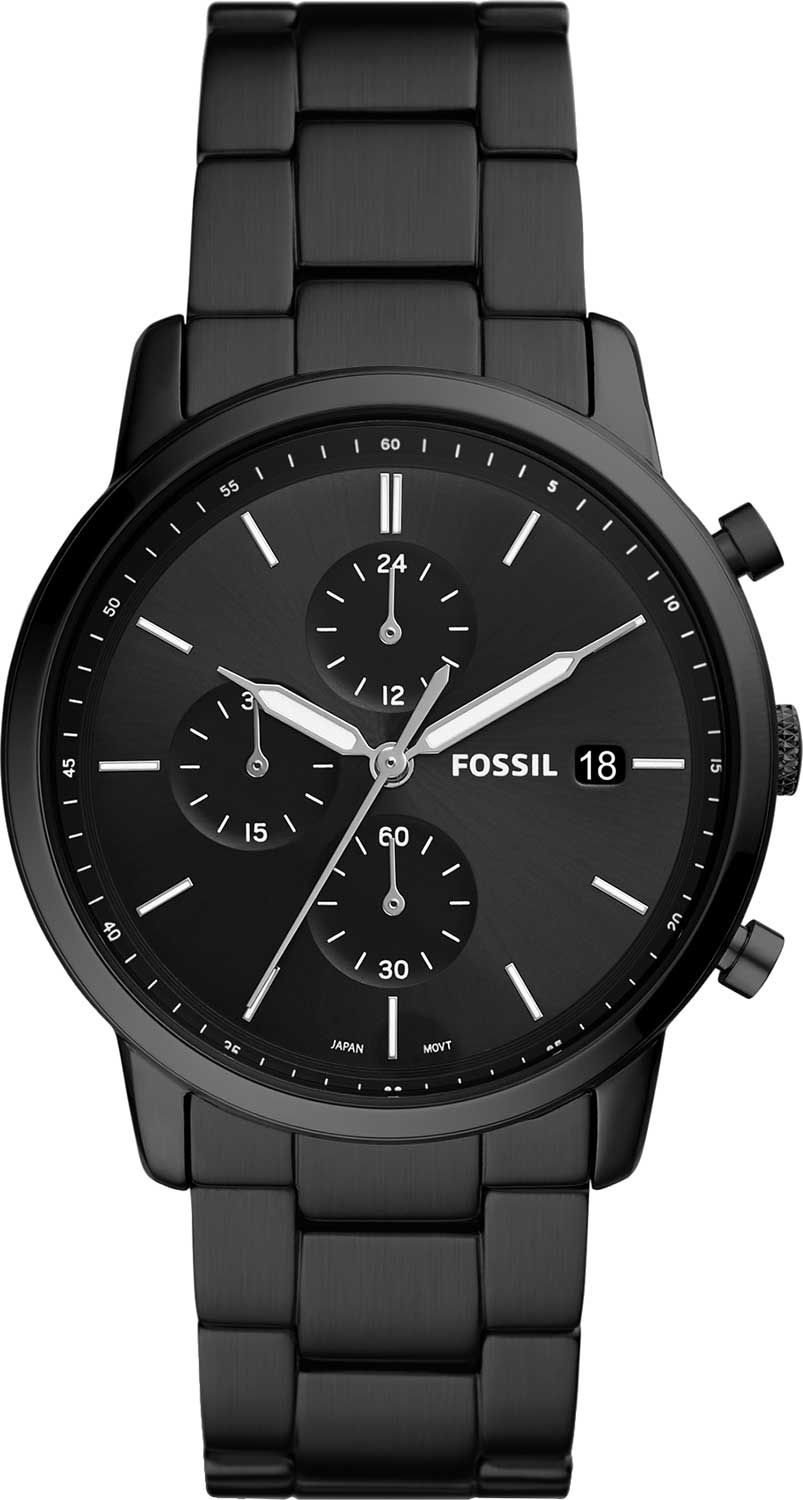 фото Наручные часы мужские fossil fs5848 черные