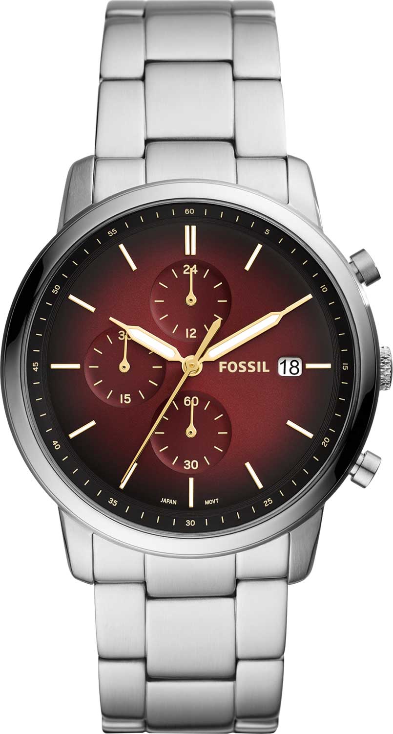 фото Наручные часы мужские fossil fs5887 серебристые