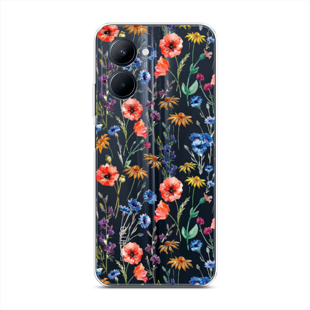 

Чехол Awog на Realme C33 "Маки и васильки фон", 2511350-8