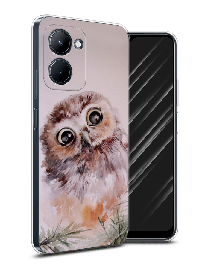 

Чехол Awog на Realme C33 "Сова на розовом", Розовый;коричневый, 2511350-1