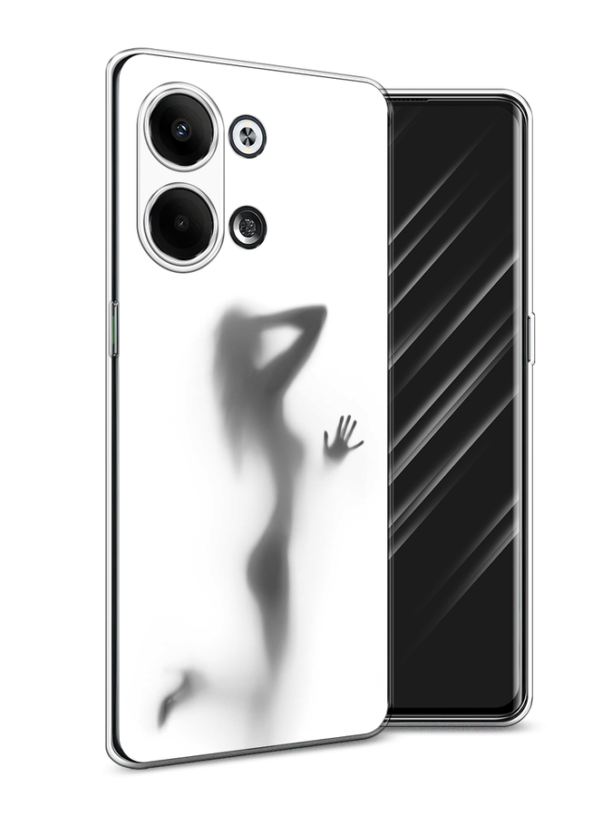 

Чехол Awog на Oppo Reno 9 "Стекло в душе", Белый;серый;черный, 2512750-7