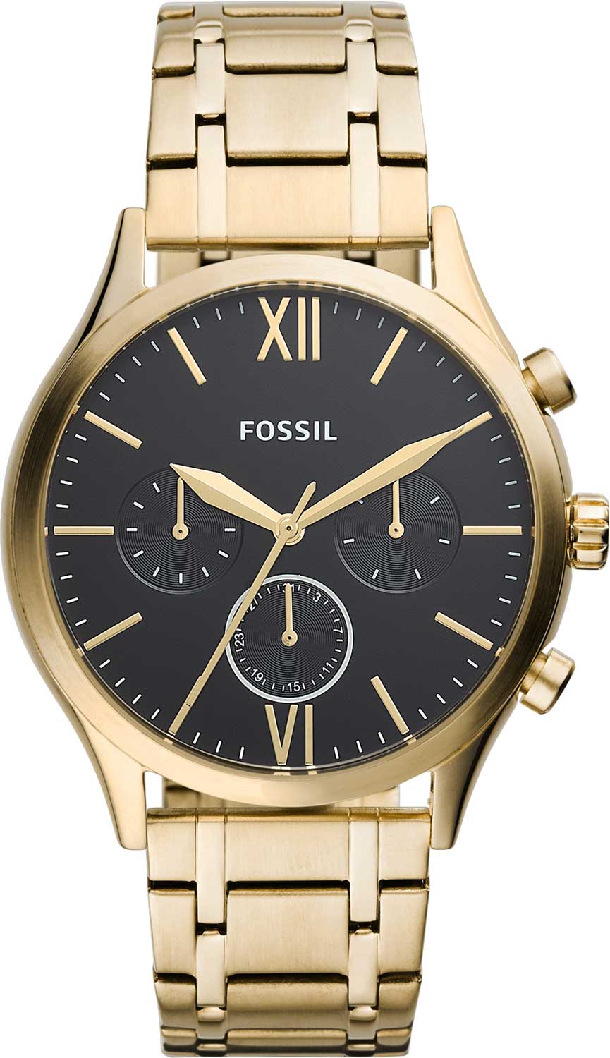 фото Наручные часы мужские fossil bq2366 золотистые