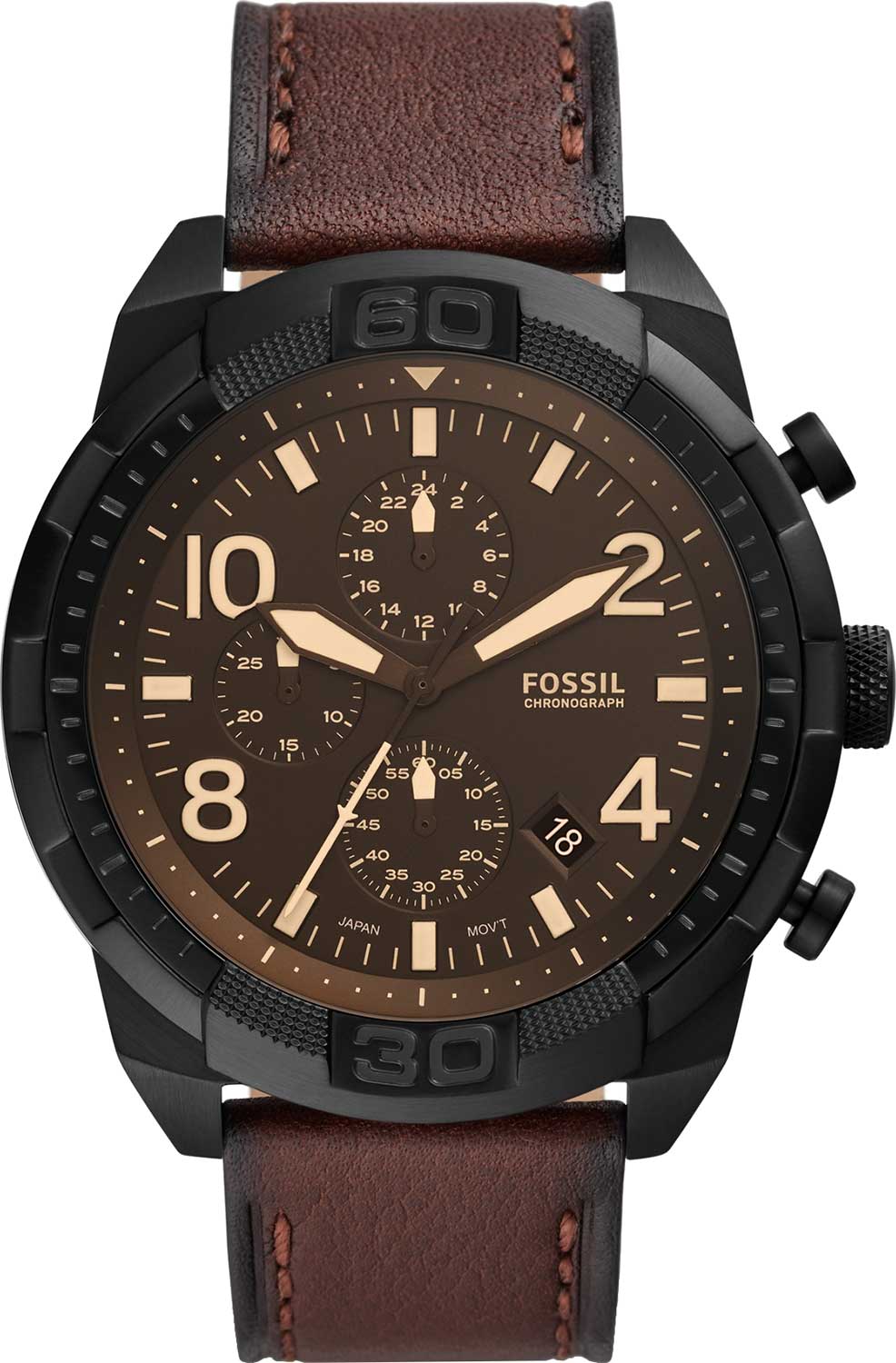 фото Наручные часы мужские fossil fs5875 коричневые