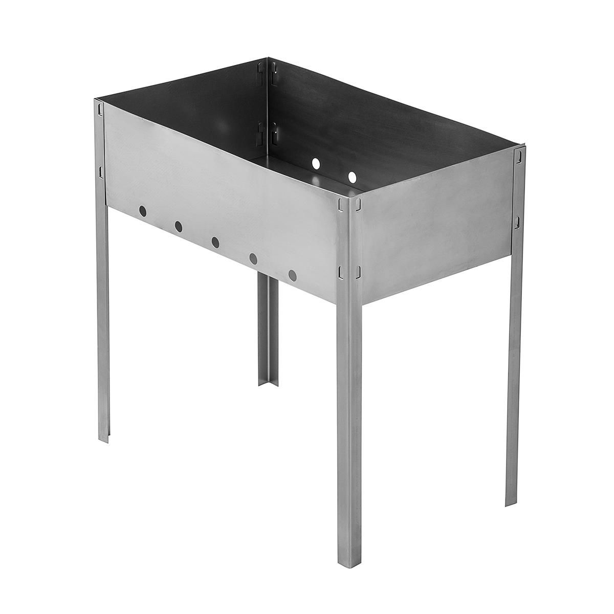 

Мангал сборный Helios Light 400x240x400мм, сталь 0,4мм HS-МC.03-Э Helios, Серебристый