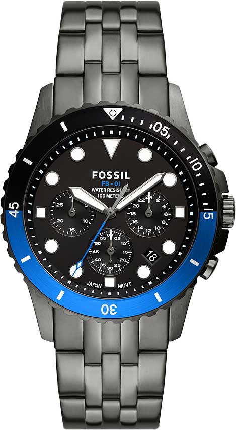 фото Наручные часы мужские fossil fs5835 серые