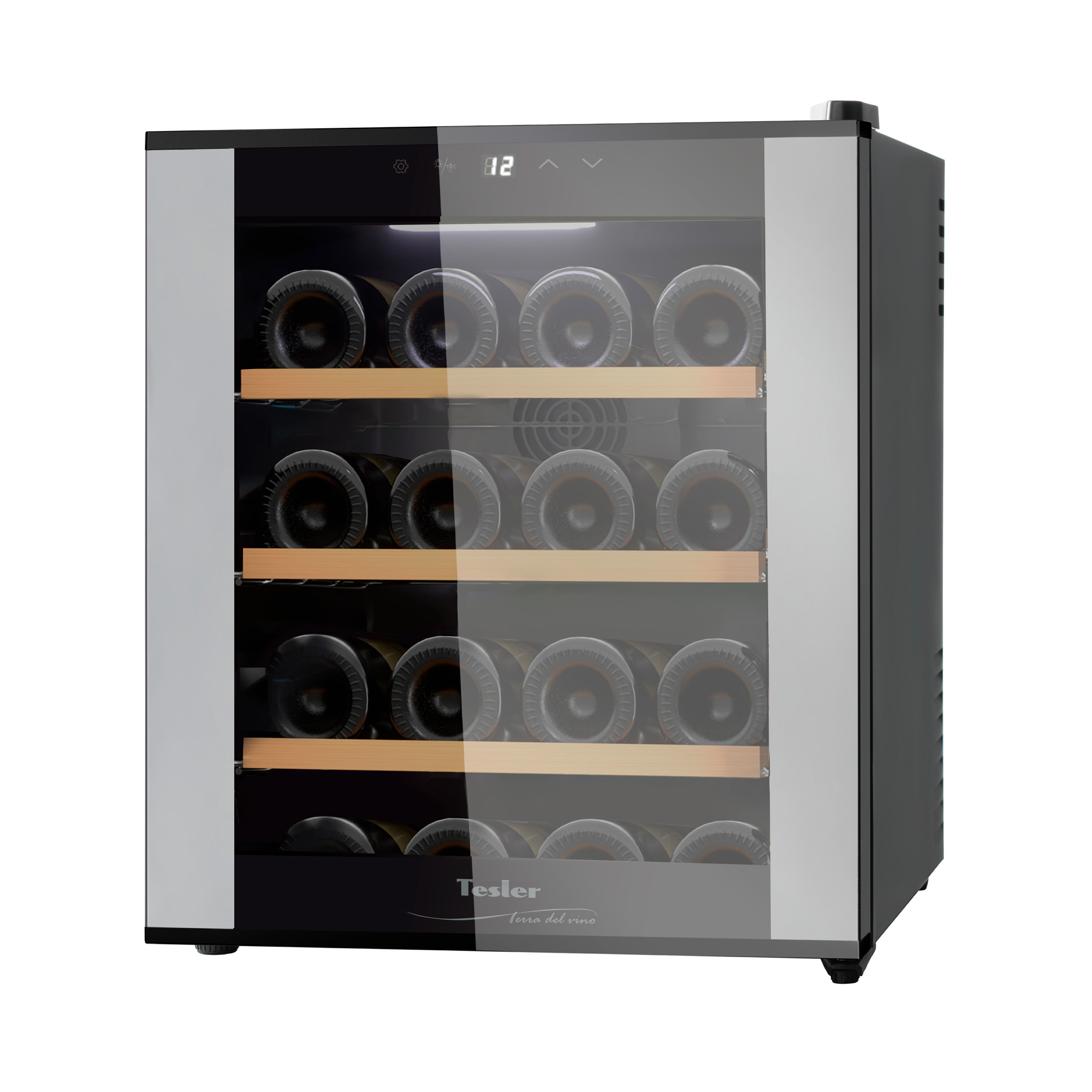 

Винный шкаф TESLER WCV-160 BLACK, WCV-160