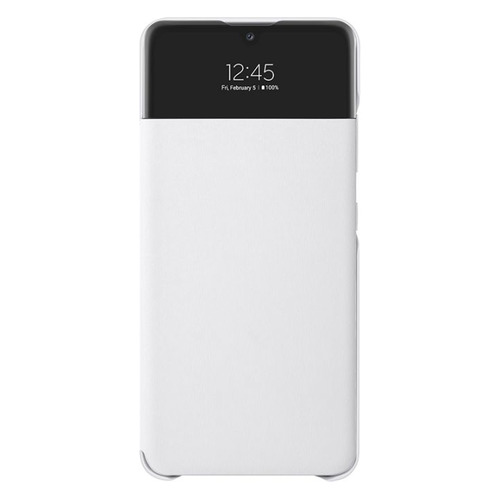 

Чехол (флип-кейс) SAMSUNG Smart S View Wallet Cover, для Samsung Galaxy A32, белый [ef-ea3