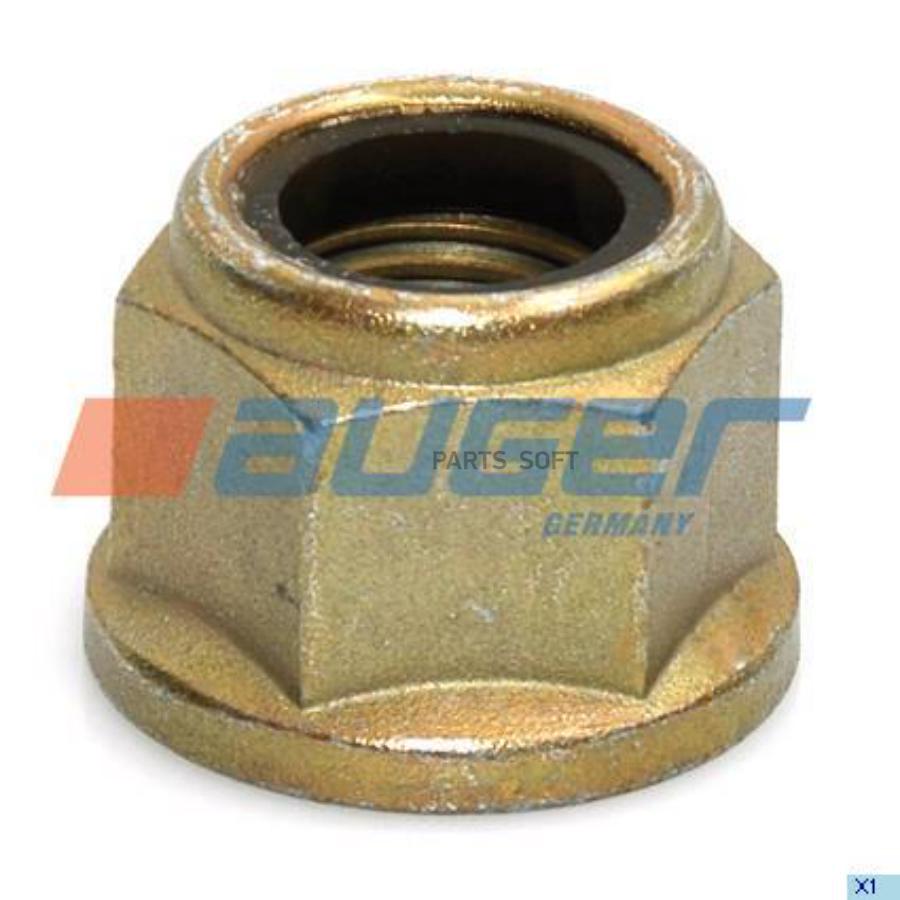 

Гайка стремянки с юбкой M18x2 H=24 SW27 желтая оцинк MAN auger 77271