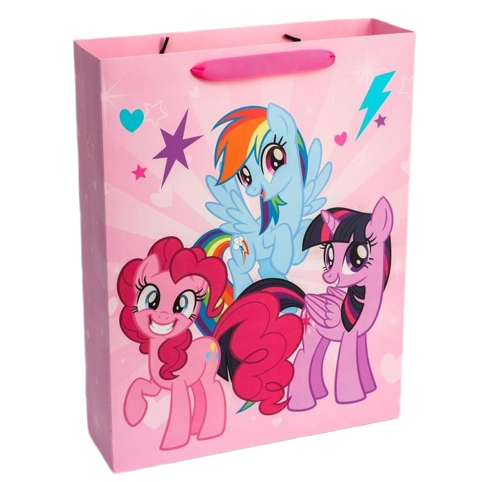 Пакет подарочный Hasbro горизонтальный My Little Pony 31х40х9 см