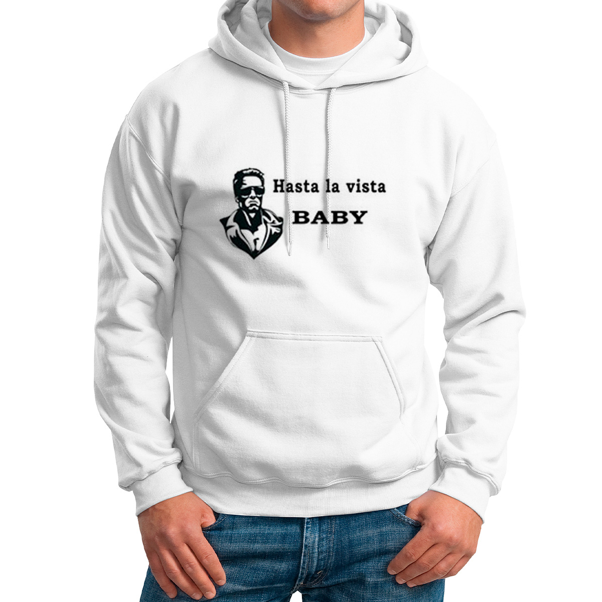 

Толстовка Худи белая асталависта бэби терминатор, Белый, 42M01316