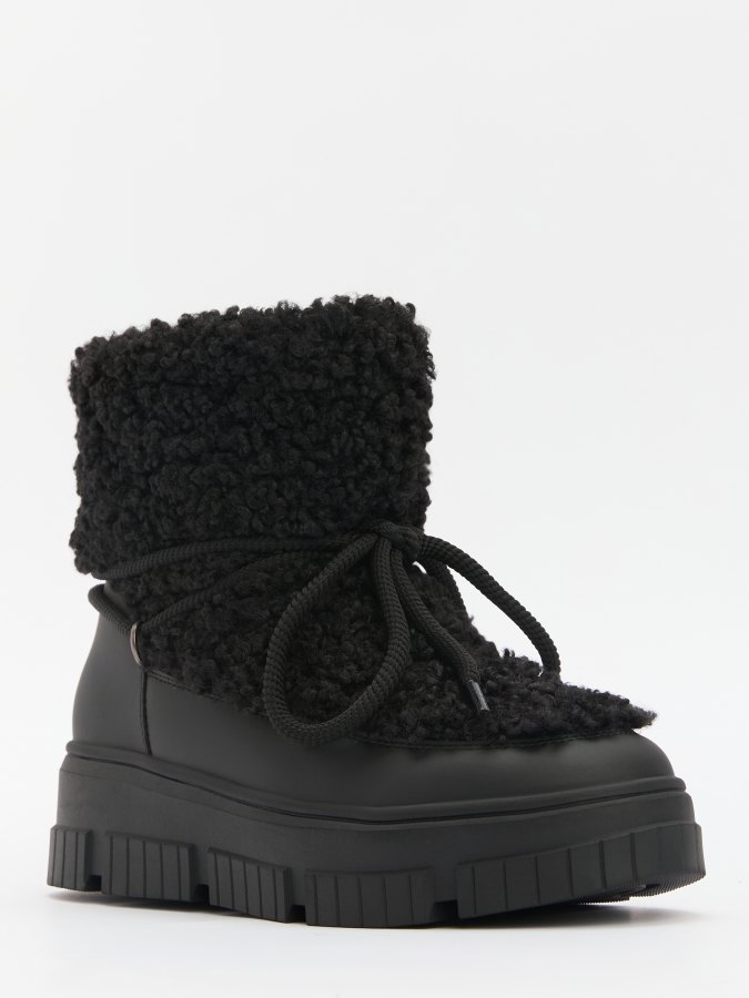 

Угги женские Tendance AJ1591-6-7M черные 39 EU, Черный, AJ1591-6-7M