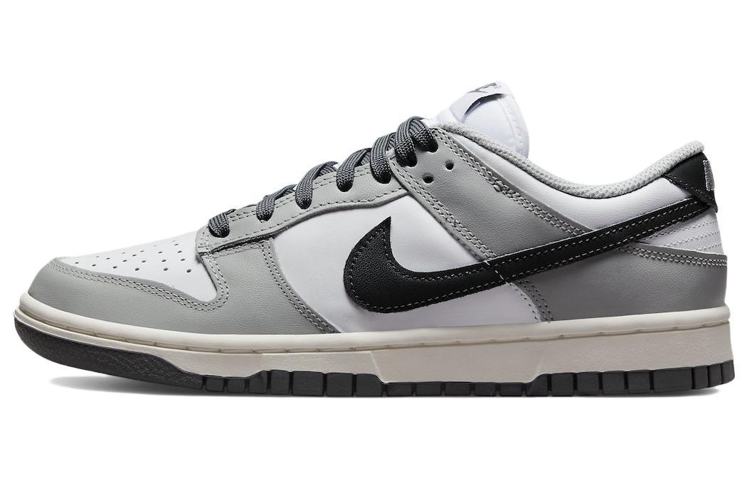 

Кеды унисекс Nike Dunk Low Light Smoke Grey серые 36 EU, Серый, Dunk Low Light Smoke Grey