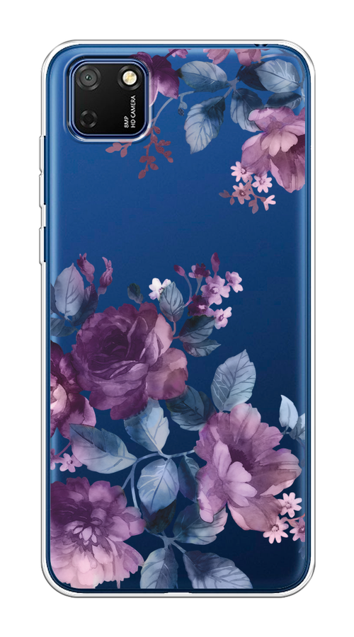 

Чехол на Honor 9S, Huawei Y5p "Purple Blossoms", Синий;фиолетовый, 6102650-1