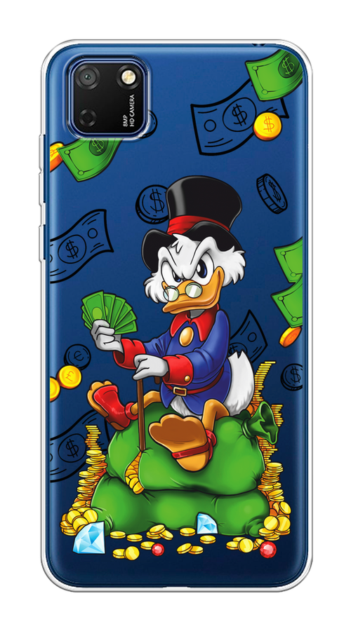 

Чехол на Honor 9S, Huawei Y5p "Scrooge Richness", Черный;синий;зеленый, 6102650-1