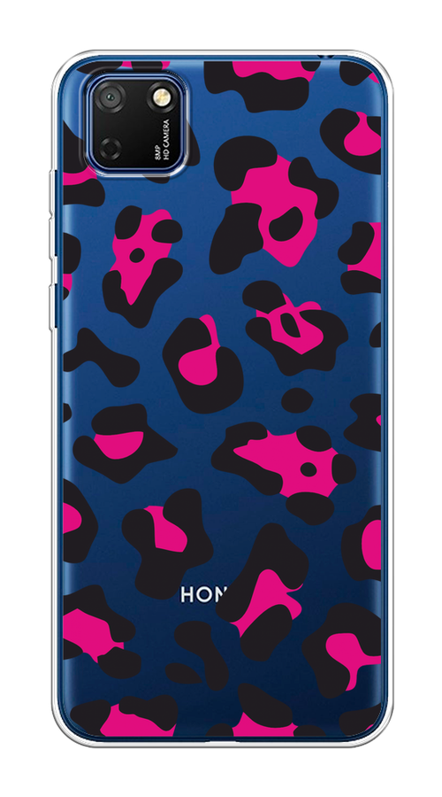 

Чехол на Honor 9S, Huawei Y5p "Pink cow spots", Черный;розовый, 6102650-1