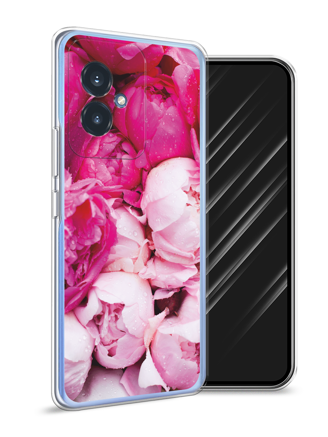 

Чехол Awog на Honor 100 "Пионы розово-белые", Белый;розовый, 6122750-1