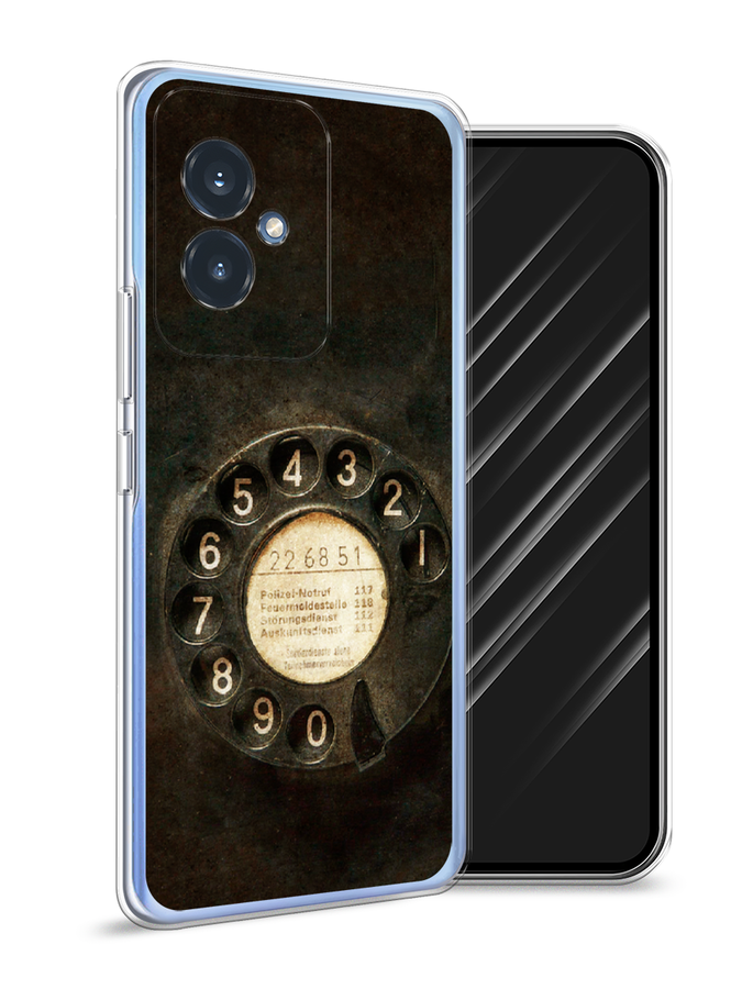 

Чехол Awog на Honor 100 "Старинный телефон", Коричневый;бежевый;черный, 6122750-1