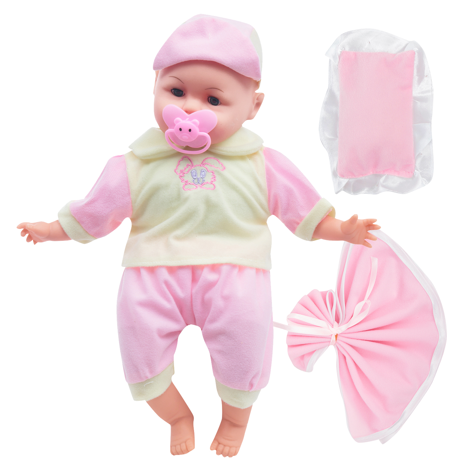

Пупс Mia Club True Baby с аксессуарами 45 см