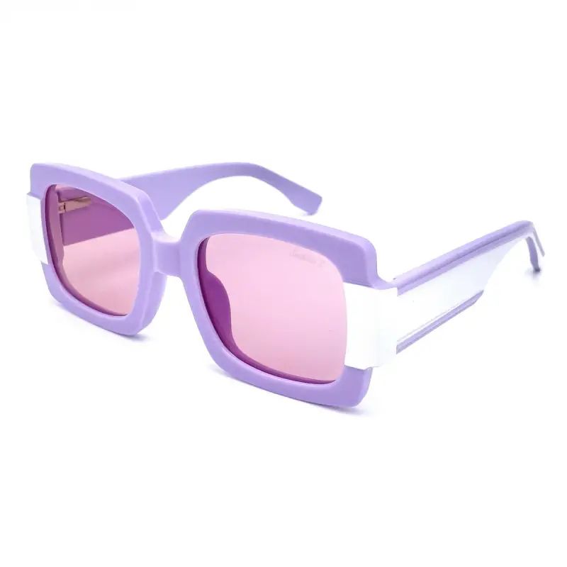 Солнцезащитные очки унисекс Smakhtin'S eyewear & accessories ZH2417C6 прозрачные/розовые