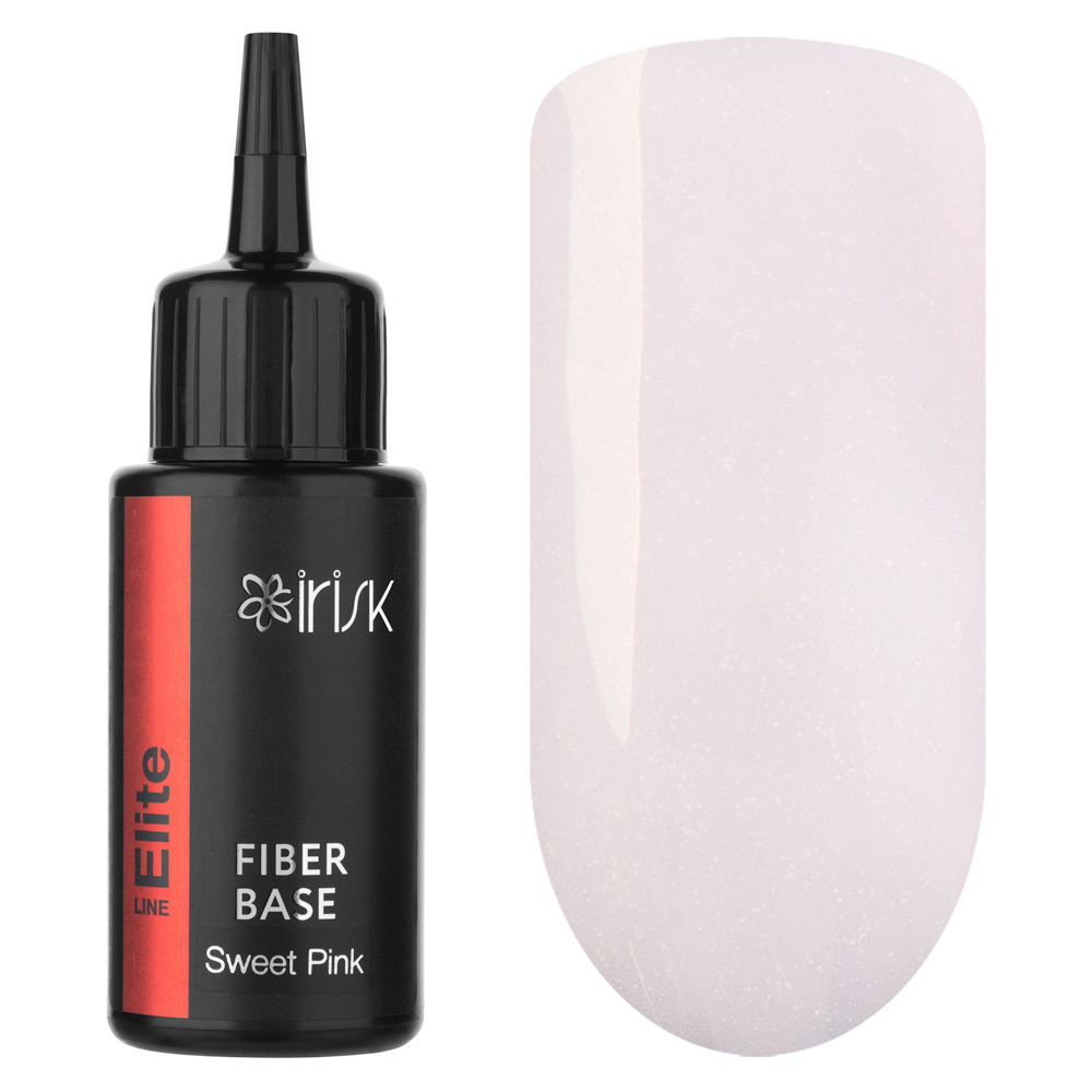 

База для гель-лака армирующая IRISK Elite Fiber Base, 03 Sweet Pink 50мл