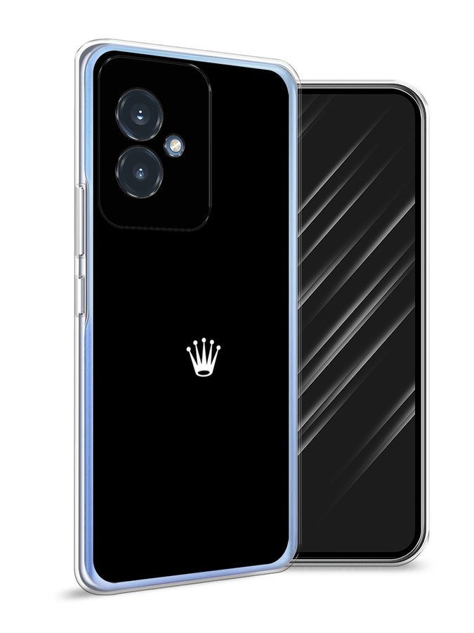

Чехол Awog на Honor 100 "Белая корона на черном фоне", Черный, 6122750-1