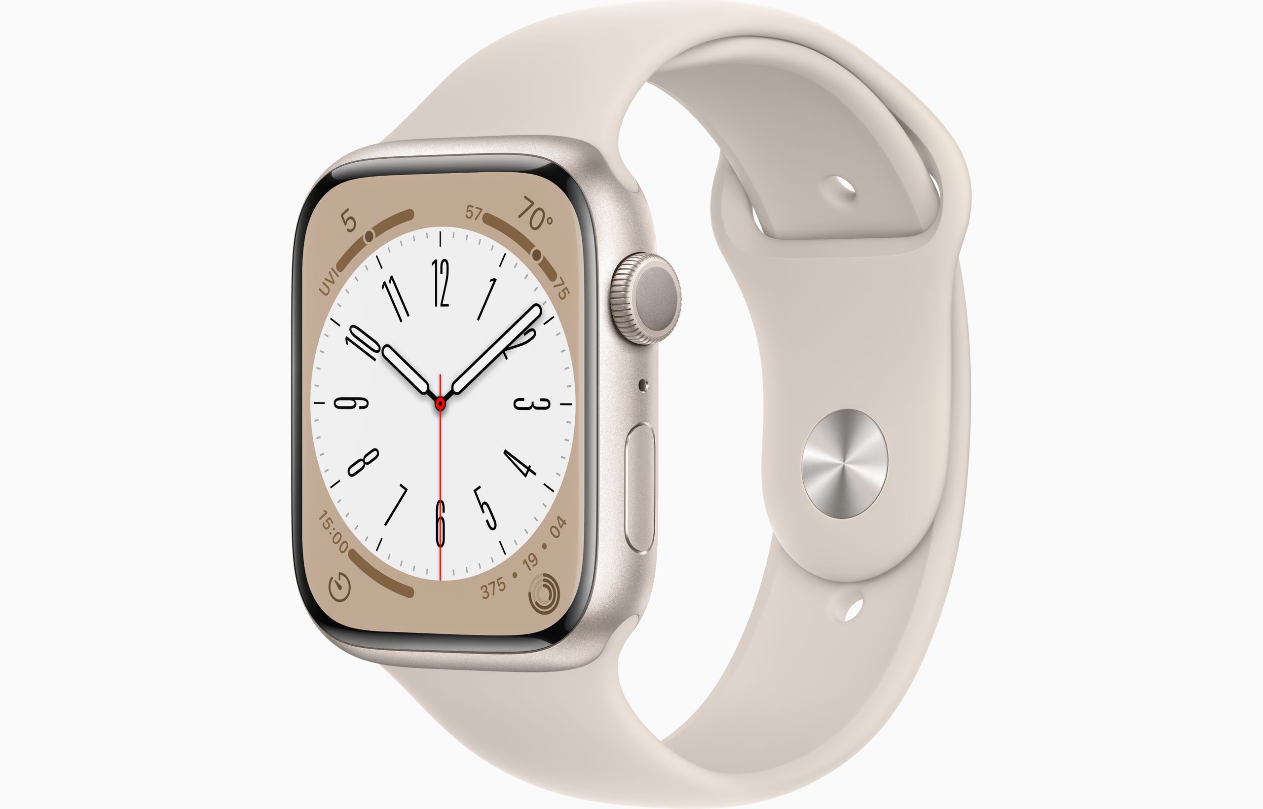 Смарт-часы Apple Watch Series 8 A2771 45 мм, SM, Starlight