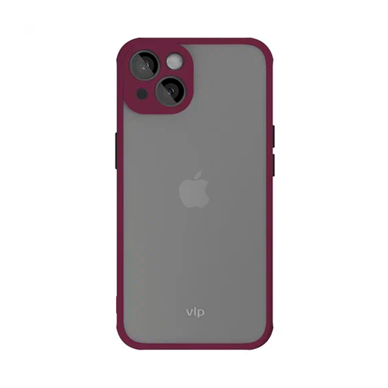 фото Чехол vlp-pc21-61ms, для apple iphone 13, бордовый nobrand