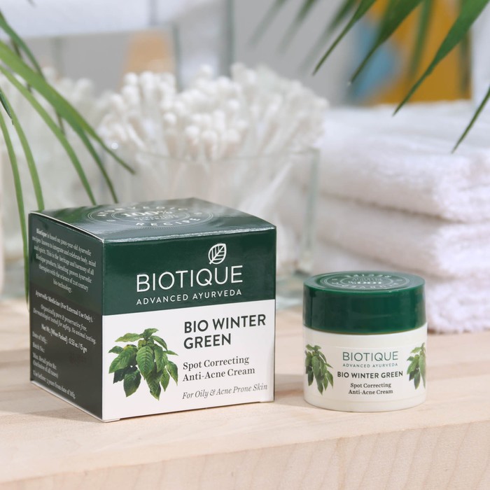 Крем для лица "BIOTIQUE", "Bio Wintergreen", 15 г 100041689004