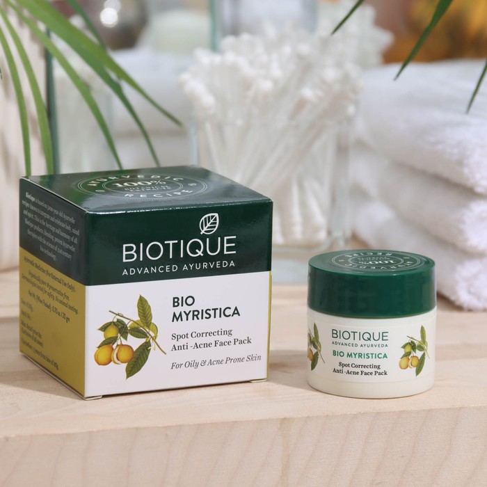 фото Маска для лица biotique, мускатный орех, 20 г