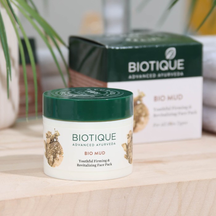 

Маска для лица "Biotique", "Bio mud youthful firming & revitalizing face pack", 75 г