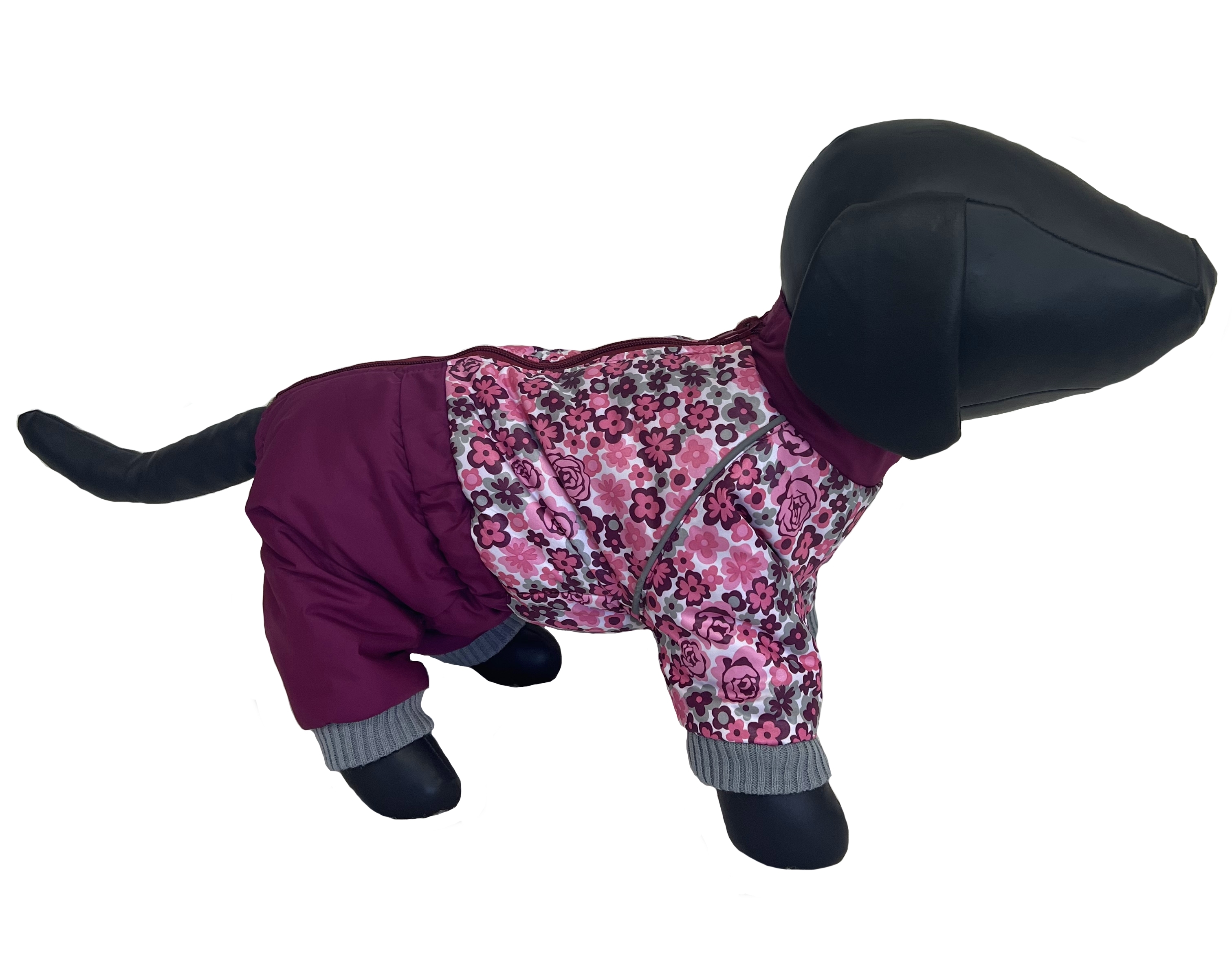 фото Комбинезон для собак зоофортуна теплый, сука, cпина 40 см, объем груди 48-50 см зоо фортуна