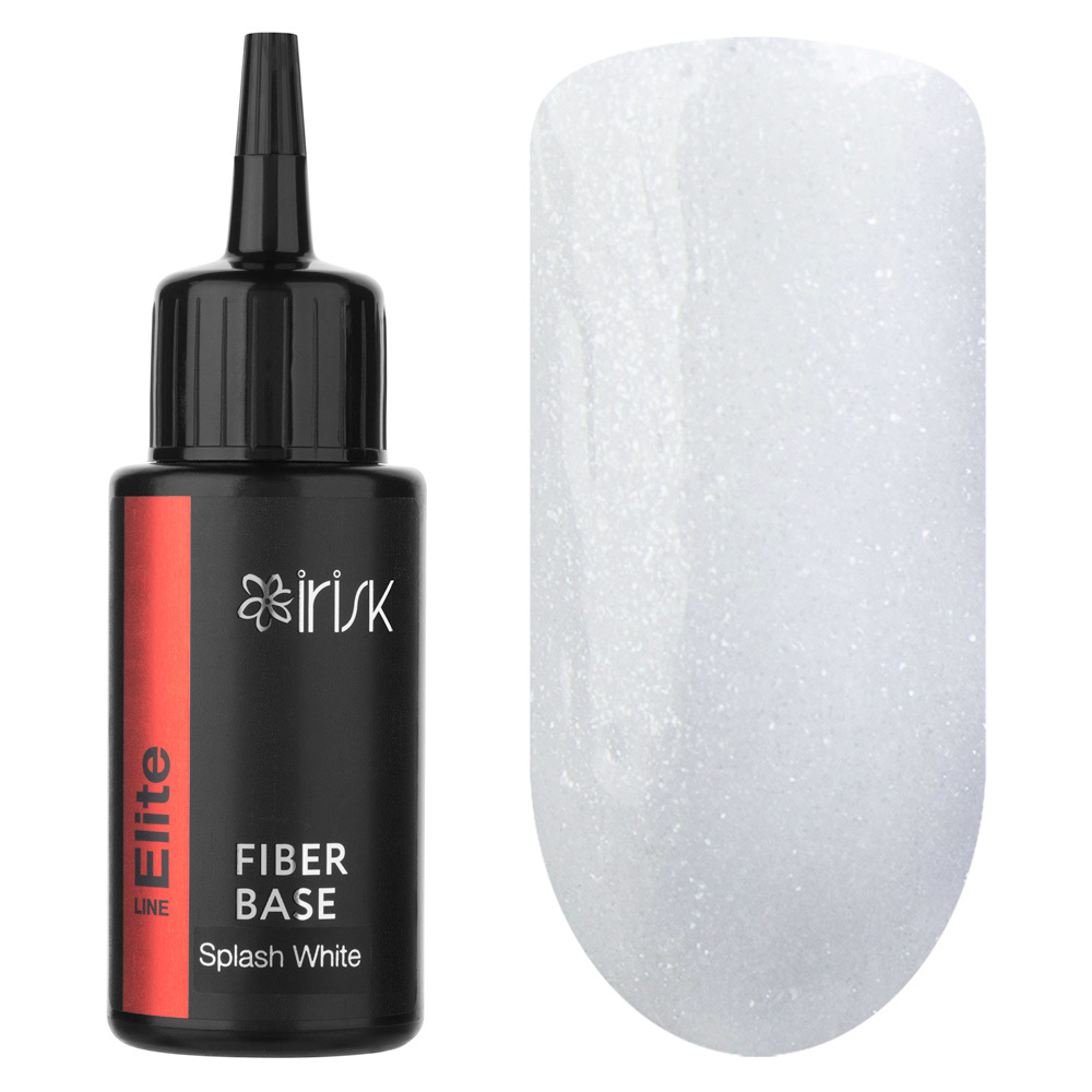 

База для гель-лака армирующая IRISK Elite Fiber Base, 08 Splash White 50мл
