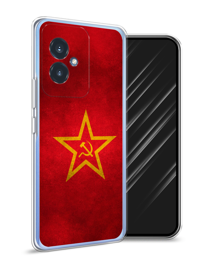 

Чехол Awog на Honor 100 "Красное знамя", Желтый;красный, 6122750-1