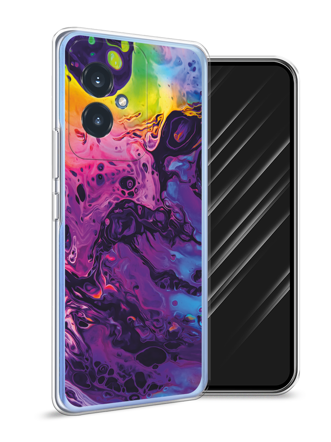 

Чехол Awog на Honor 100 "ACID fluid", Бордовый, 6122750-1