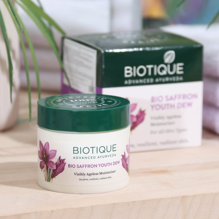 фото Крем для лица "biotique", шафран, 50 г