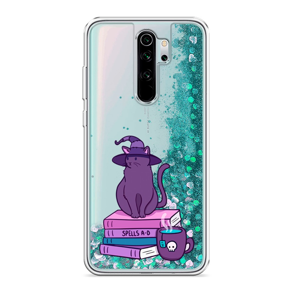 

Жидкий чехол с блестками "Magic Cat" на Xiaomi Redmi Note 8 Pro, 36695-1