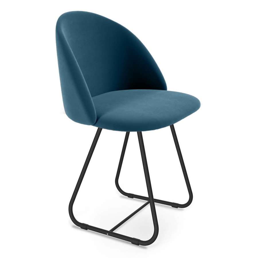 

Стул Sheffilton SHT-ST35/S38 тихий океан/черный муар, SHT-ST35/S38