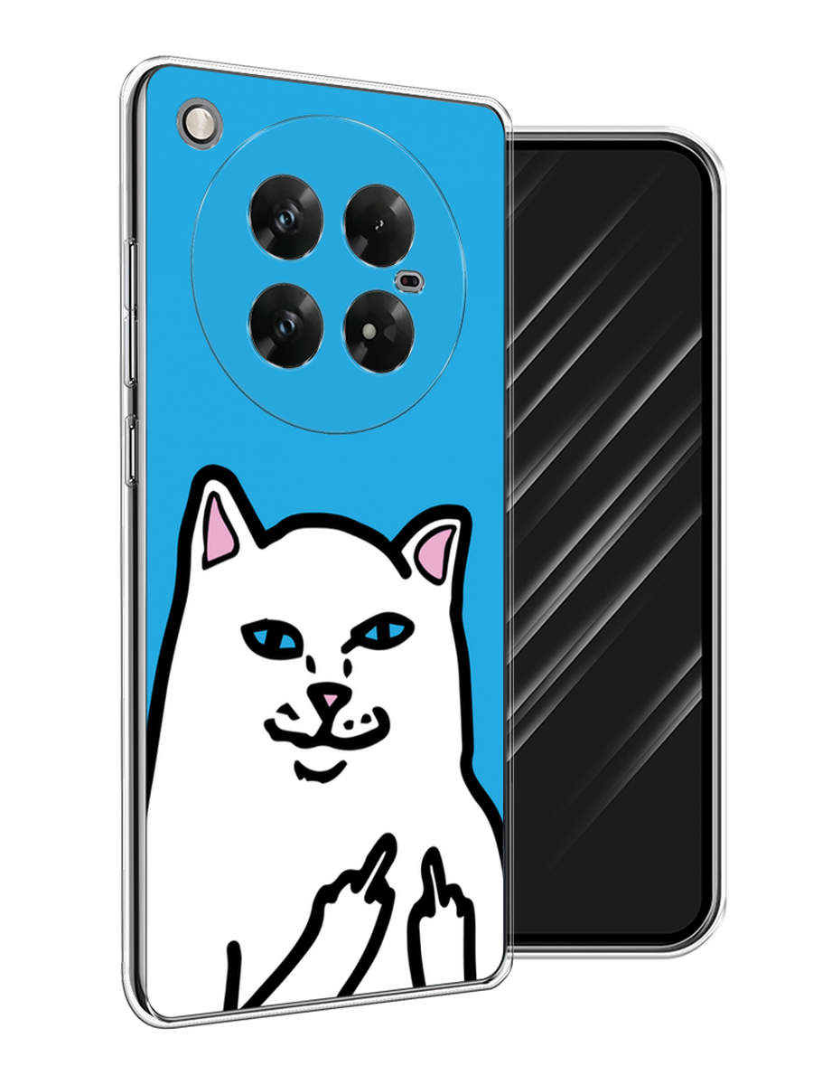

Чехол Awog на Infinix Zero 40 5G "Кот жесть", Белый;голубой;черный, 3106650-1