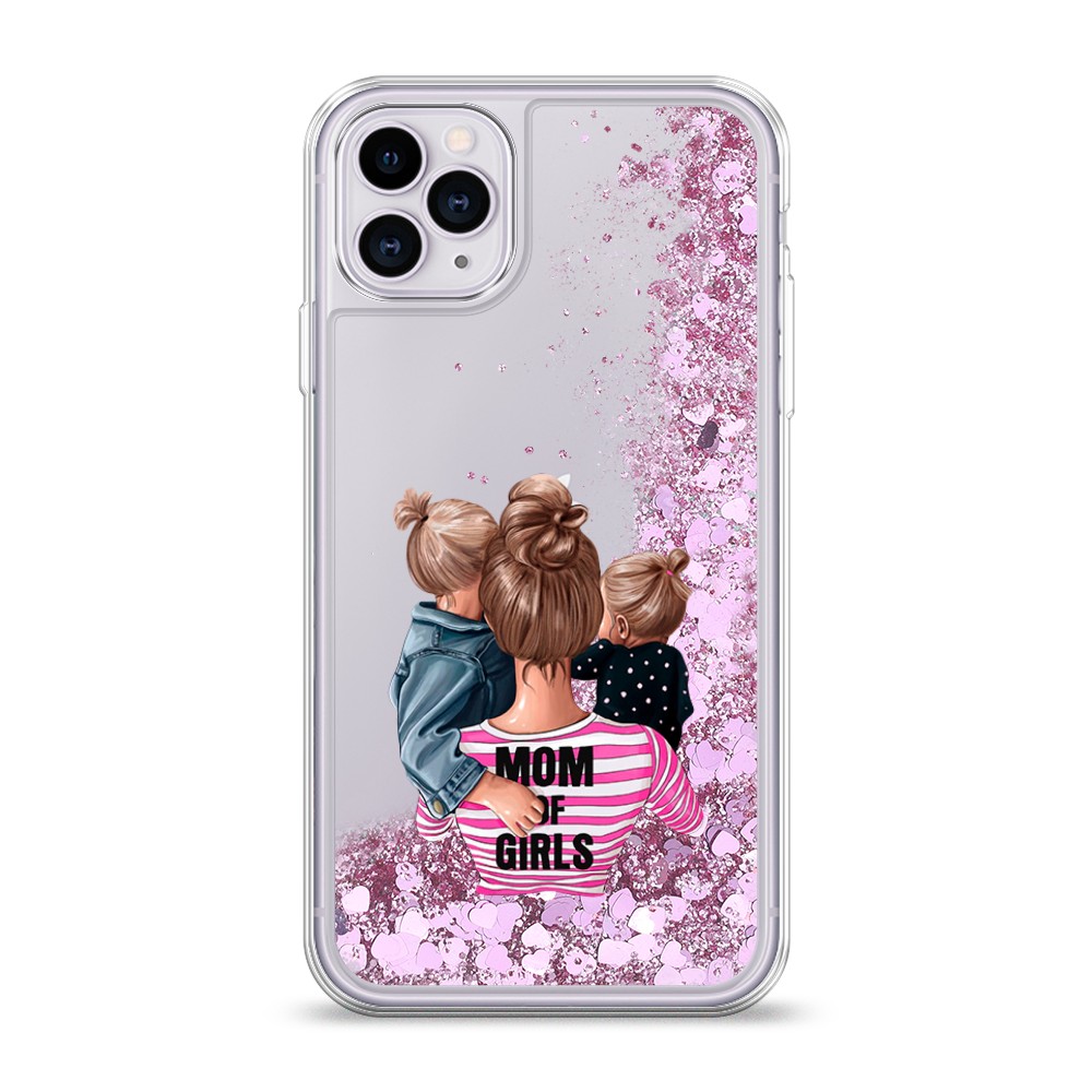 

Жидкий чехол с блестками "Mom of Girls" на Apple iPhone 11 Pro, 12394-1