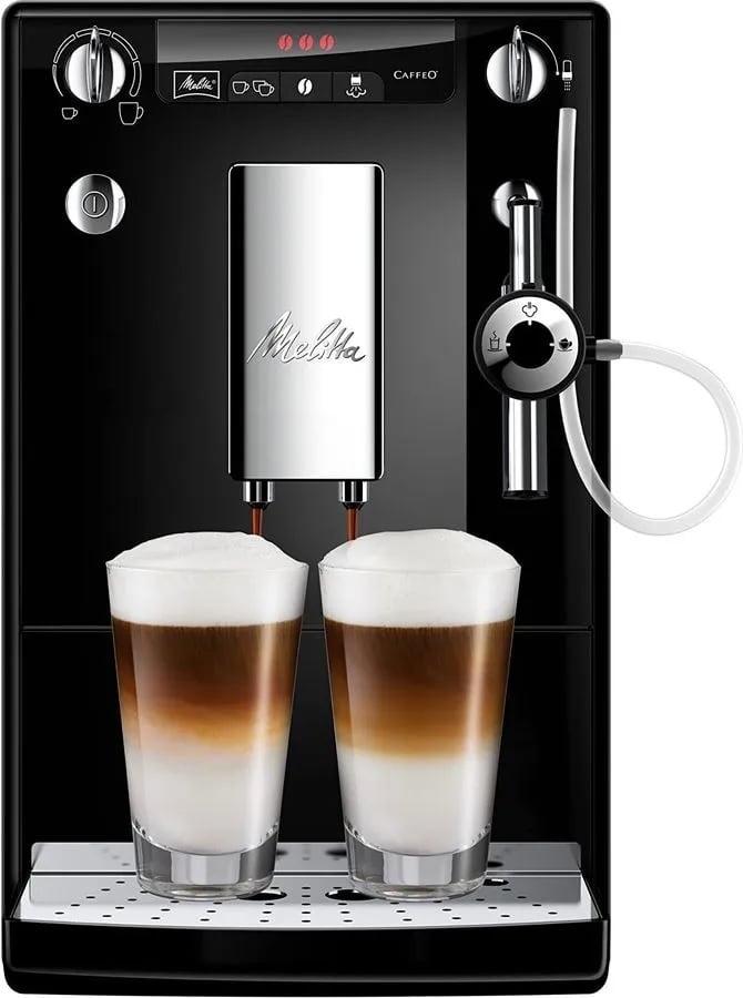 Кофемашина автоматическая Melitta Caffeo E 957-201 Solo&Perfect Milk черный кофе зерновой jardin americano crema 1кг
