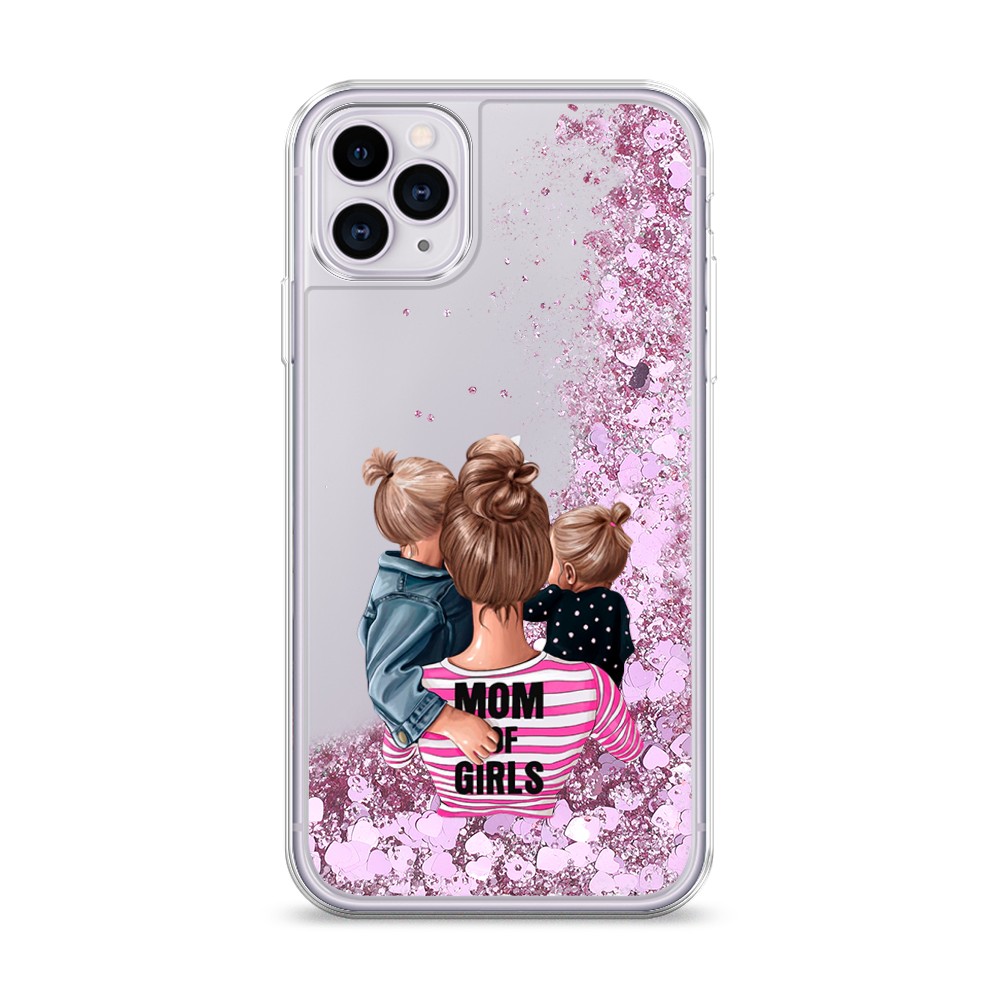 

Жидкий чехол с блестками "Mom of Girls" на Apple iPhone 11 Pro Max, 12294-1