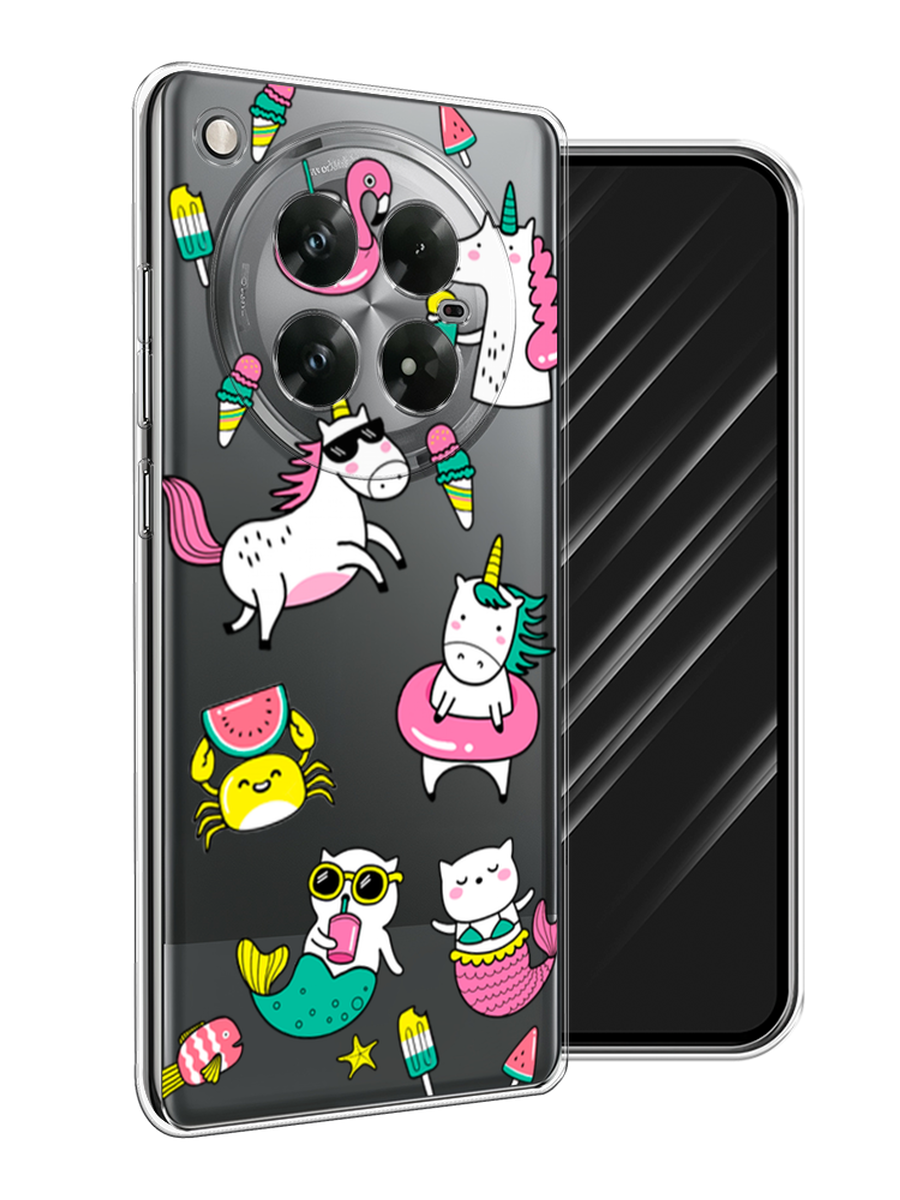 

Чехол Awog на Infinix Zero 40 5G "На отдыхе", Белый;бирюзовый;розовый, 3106650-1