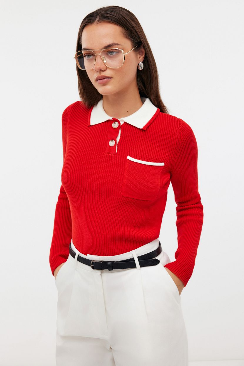 

Джемпер женский Baon B1324520 красный XL, B1324520