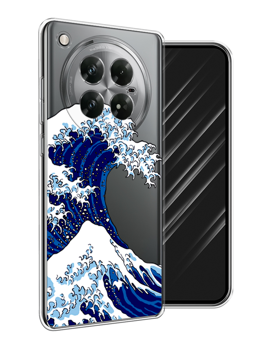

Чехол Awog на Infinix Zero 40 5G "Волна в Канагаве", Синий;белый, 3106650-1