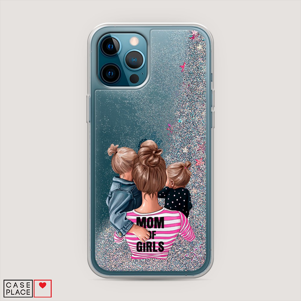 

Чехол Awog на Apple iPhone 12 Pro Max / Айфон 12 Pro Max "Mom of Girls", Разноцветный, 12791-1