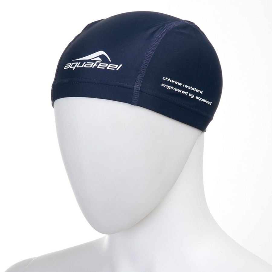 Синяя тренировочная шапочка Fashy AquaFeel для плавания