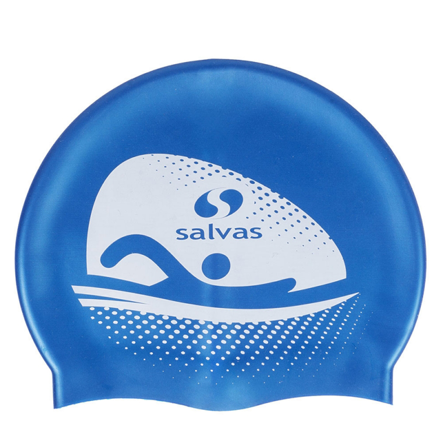 фото Шапочка для плавания salvas cap синий