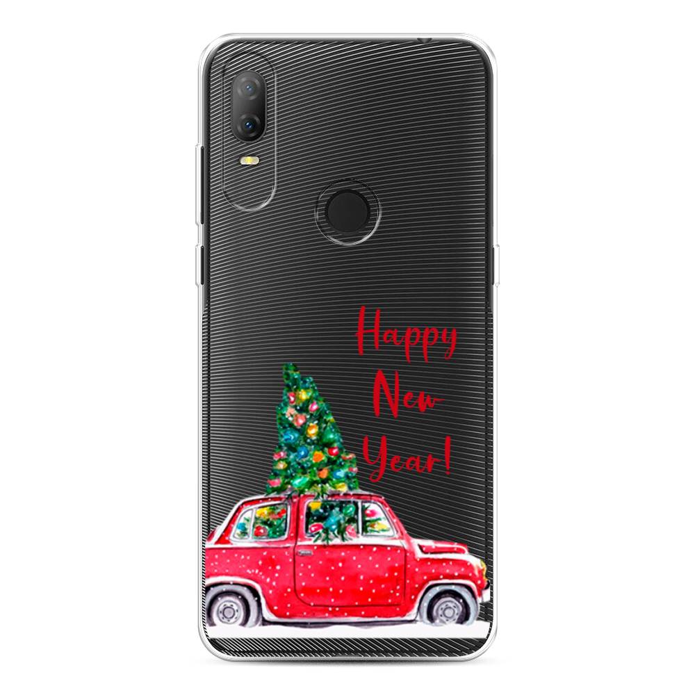 

Чехол на Alcatel 1V (2020) 5007U "Happy New Year", Красный;зеленый, 170950-5
