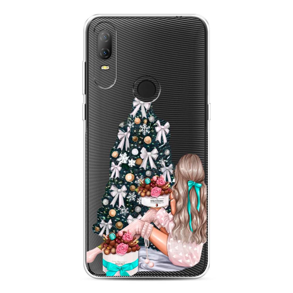 

Чехол на Alcatel 1V (2020) 5007U "New Year", Зеленый;бежевый;голубой, 170950-5