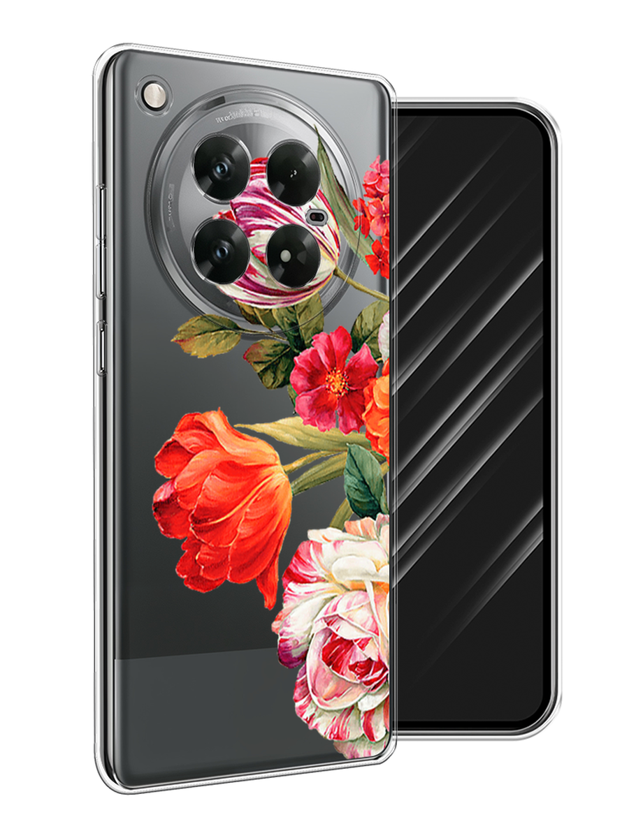 

Чехол Awog на Infinix Zero 40 5G "Весенний букет", Красный;розовый;зеленый, 3106650-1